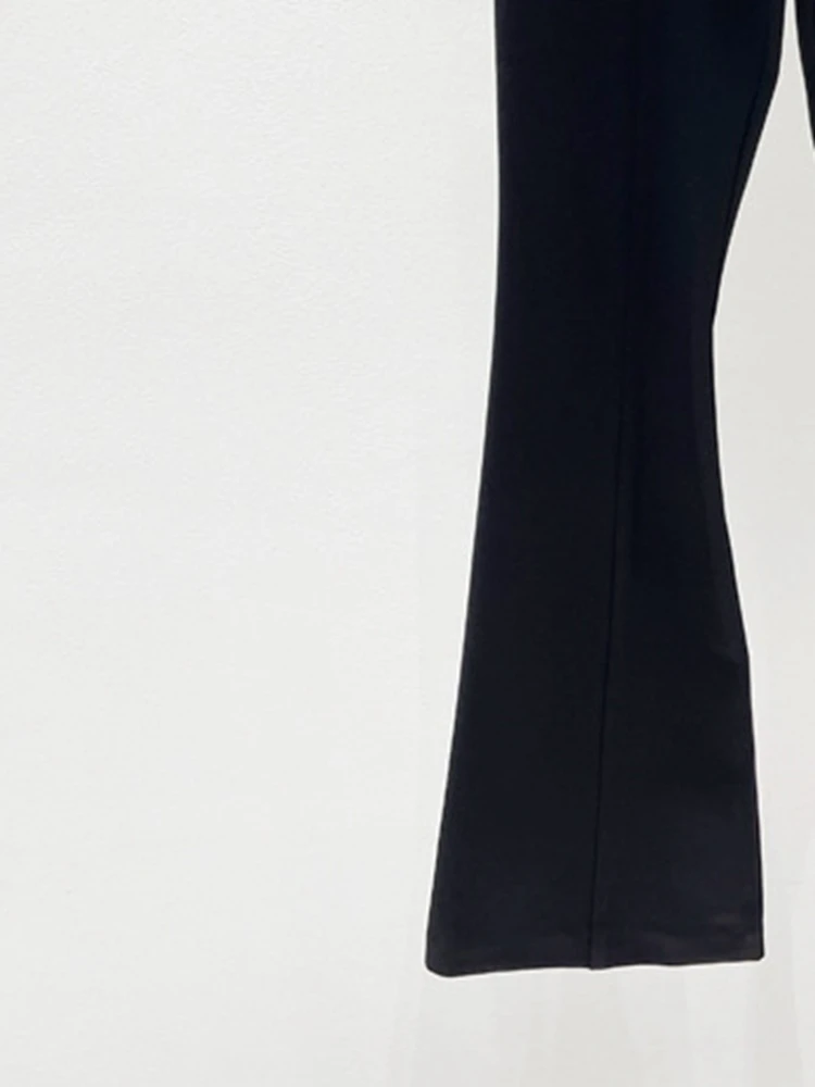 

2022 Spring and Summer New Women High Waist Flared Pants Casual Trousers