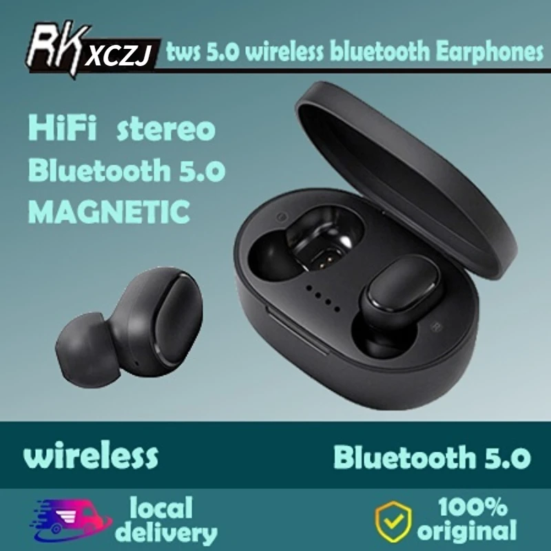 TWS-стереонаушники A6S оригинальные, с поддержкой Bluetooth