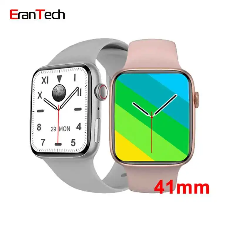 DT7 Mini Smart Watch 41mm Series 7 Bluetooth Call Wireless Charging Waterproof GPS Tracker Women DT7Mini Pro Max Smartwatch - купить по