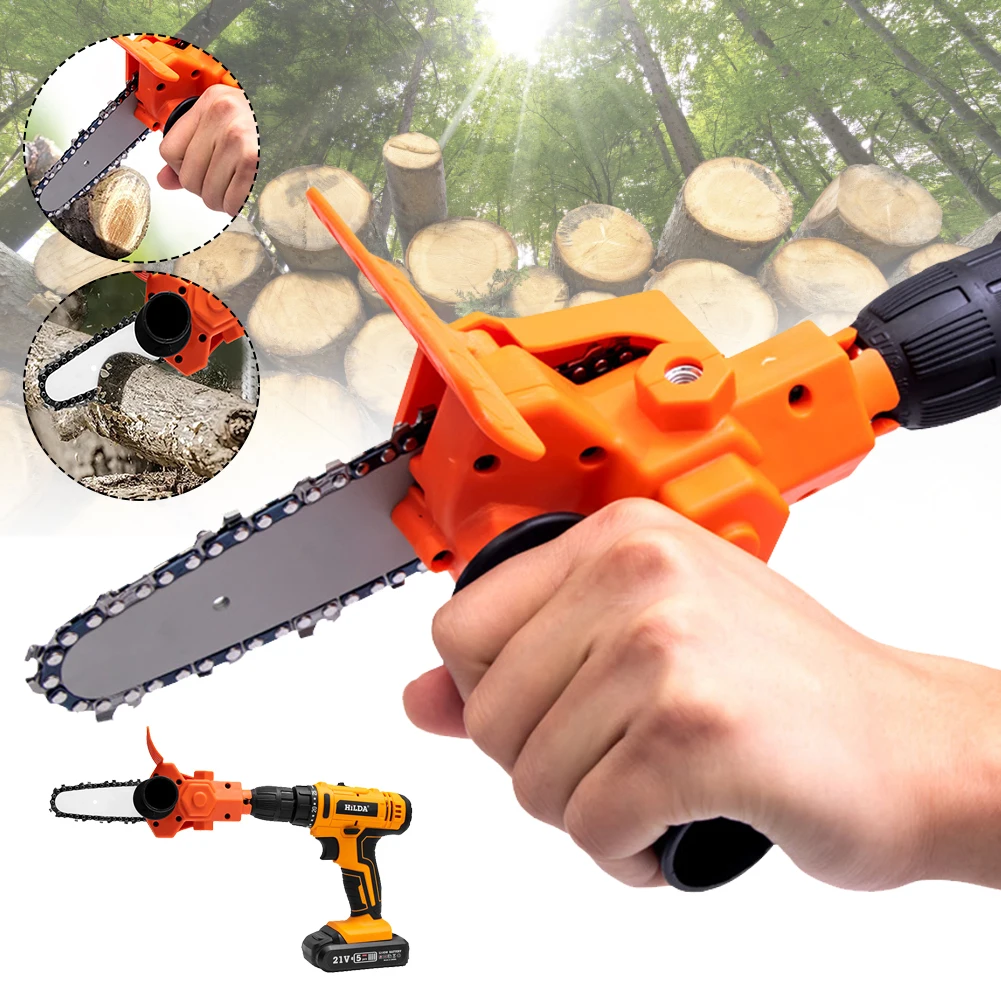 

Chainsaw Converter Portable Chainsaw Stand Pruning Saw Electric Drill for Garden Pruning Drill Woodworking Tools