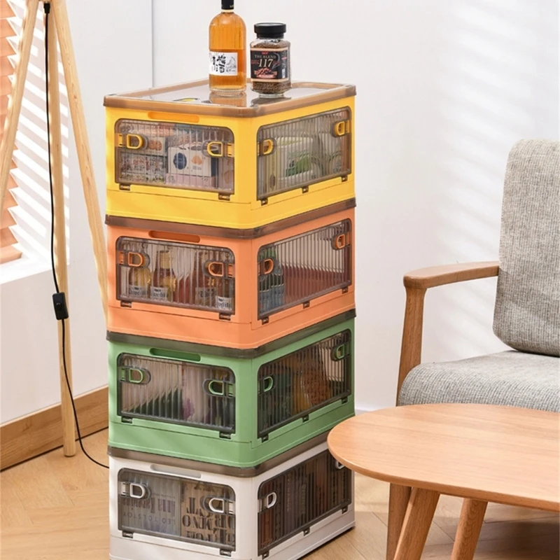 

Portable Closet Case with Wheels Stackable Container Case for Toy Book Drop Shipping
