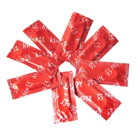 20 шт., красные презервативы Kiss, ультратонкие, безопасные, для взрослых, контрацептивный рукав, кольцо, крышка, задержка пениса, импотенция, эрекция, секс-игрушки для мужчин