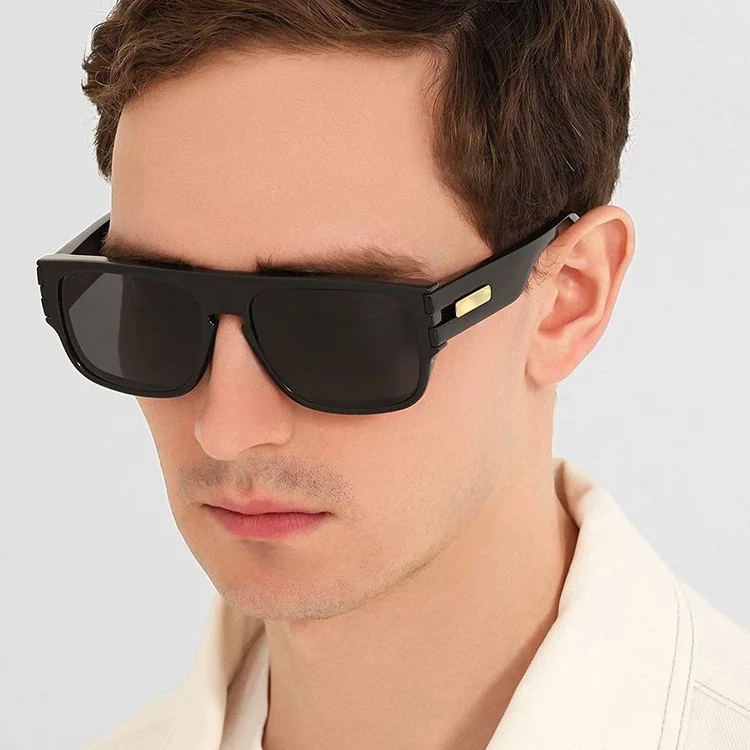

2022 New European and American Foreign Trade Fashion Simple Square Frame Men's and Women's Sunglasses Sunglasses