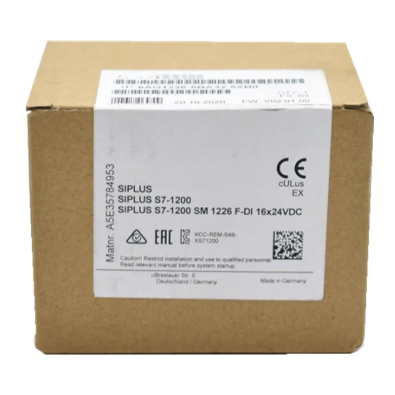 В наличии SIPLUS S7-1200 входной выходной модуль 6AG1226-6BA32-5XB0 6ES7226-6DA32-0XB0 6AG1226-6DA32-5XB0