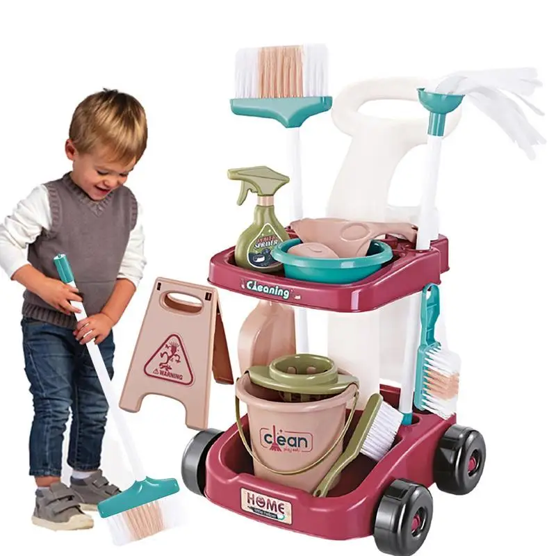 

Kids Cleaning Set For Toddler Toddler Kitchen Set Simulation Pretend Play Kit With Play Kitchen Accessories 5/13/17 PCS