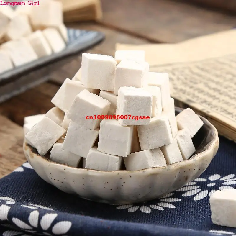 Высококачественный натуральный сушеный блок Poria белый Fu Ling для свадебного смеси