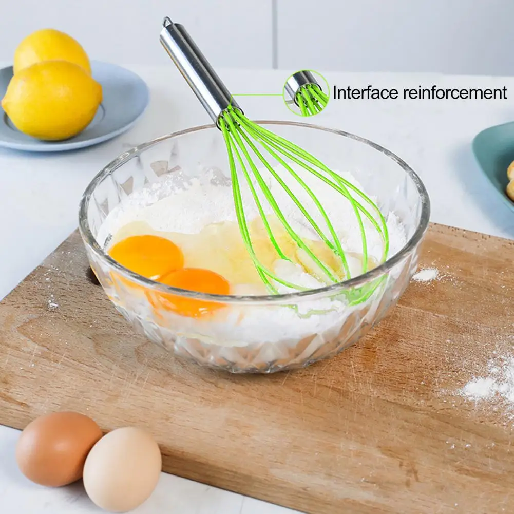 

Convenient Egg Beater Heat Resistance Comfortable Grip 10 Inch Manual Egg Beater Stable Connection Cream Mixer for Bakery