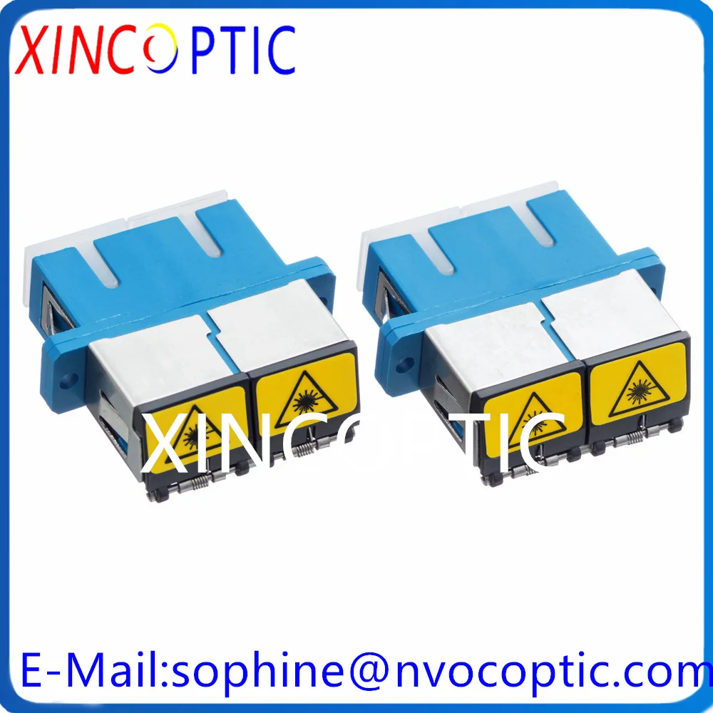 50 шт. SCUPC DX OM3 OM4 розовый SM ММ металлический флип-соединитель затвор дуплексный FTTH