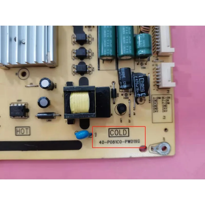Фото Оригинальная плата питания для телевизора Toshiba 32AL300C PE081C0 40-P081C0-PWD1XG (для разборки) №2