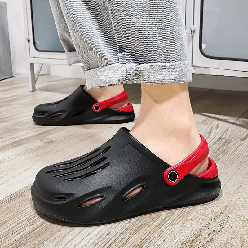 

Big Soles Nurse Clogs Massive Soles Luxury Sandals With High Soles Man Summer Slippers Height Increasing Chef Shoes Soes Tennis