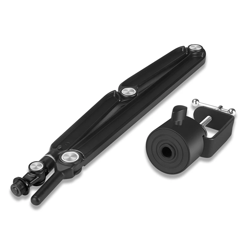 USB конденсаторный микрофон стойка подвеска стрела ножничный кронштейн черный 1