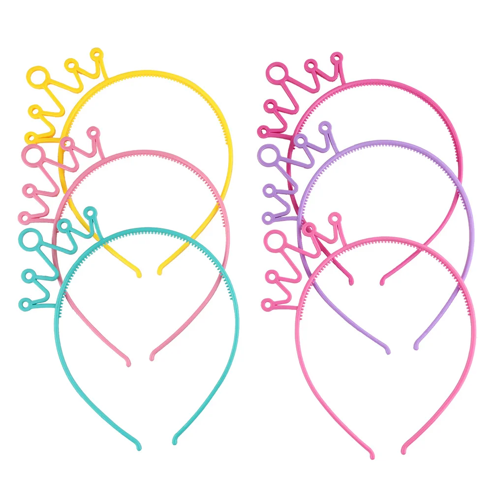

24 Pcs Toddler Girl Hair Accessories Crown Band Headwear Cute Hoop Headdress Child