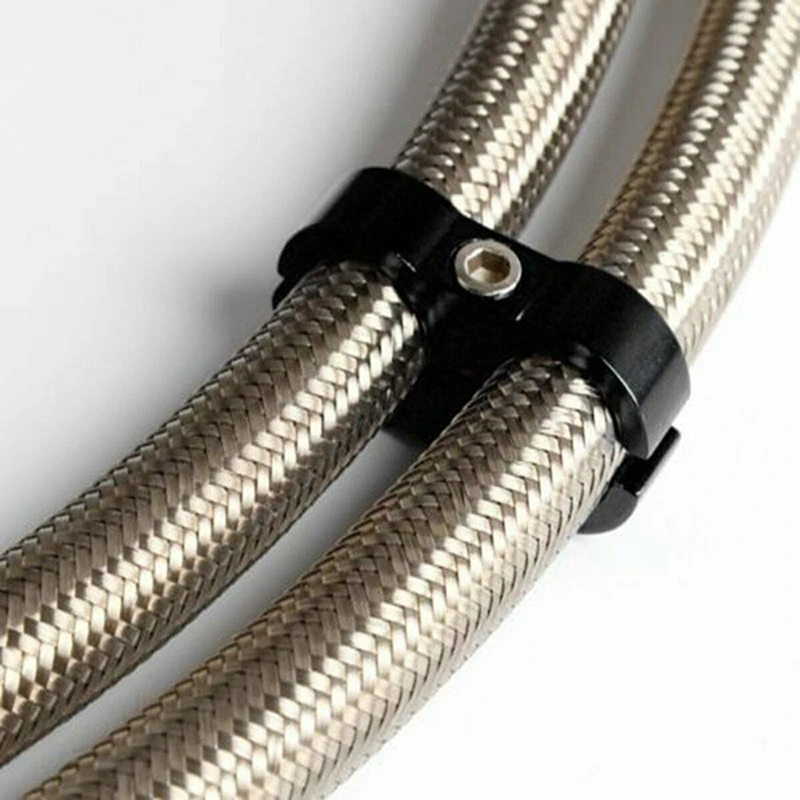 6AN сепаратор для шланга крепежные зажимы топливной линии алюминиевый переходник