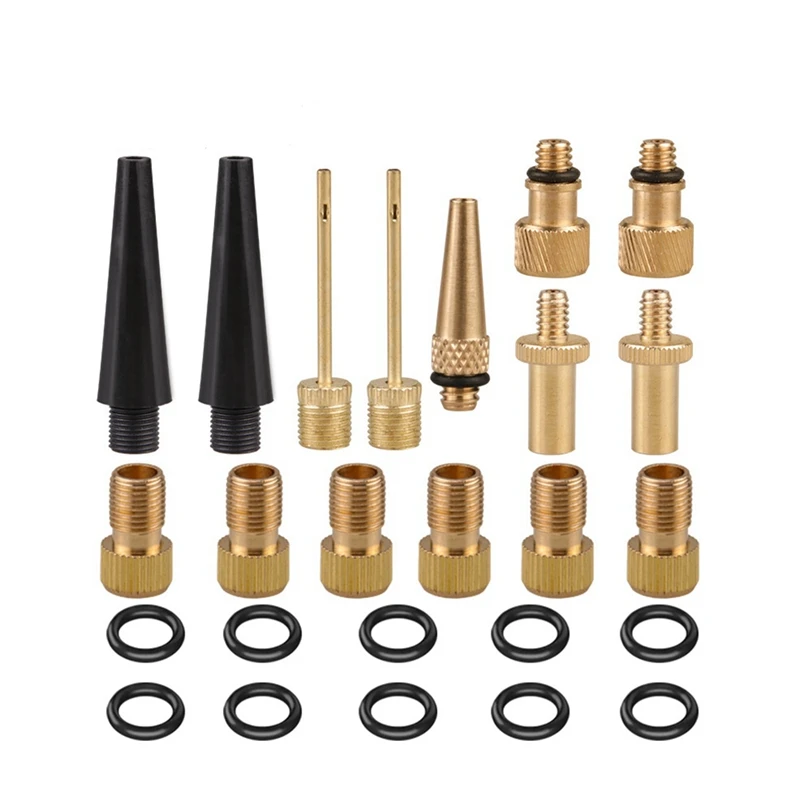 

25 шт., адаптер вентиля для велосипеда Sv Av Dv