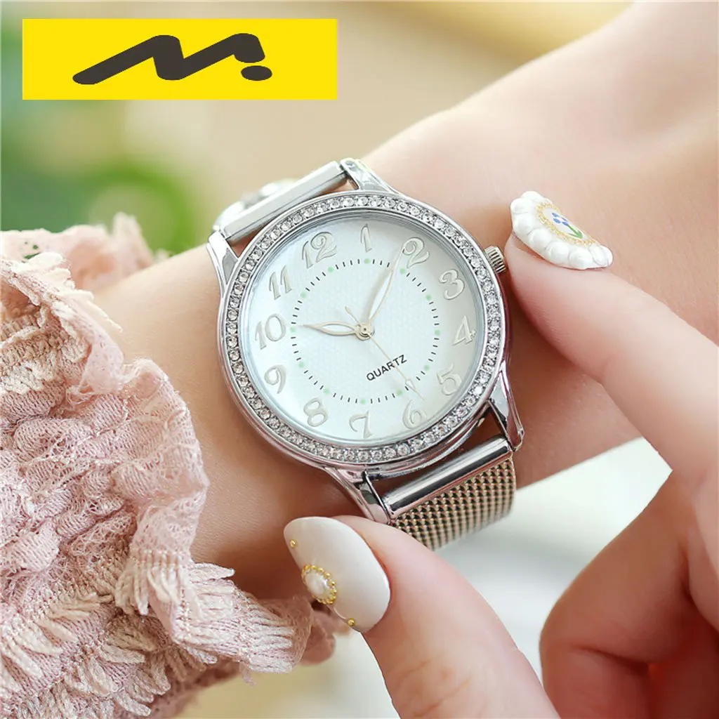 

Fashion Women Watches Ladies Watch Silver Heart Dial Silicone Mesh Belt Wristwatches Reloj Mujer Montre Femme Women's Watch 2022