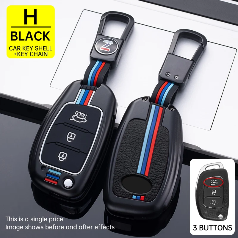 

Car Key Case For Hyundai ix35 elantra 2007 2008 2009 2010 2011 2012 2013 2014 2015 2016 Cover Accessories Car-Styling Holder
