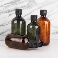 300500ml shampoo dispenser bottle flip top cap shower gel shampoo soap liquid empty cosmetic multi purpose refillable bottles