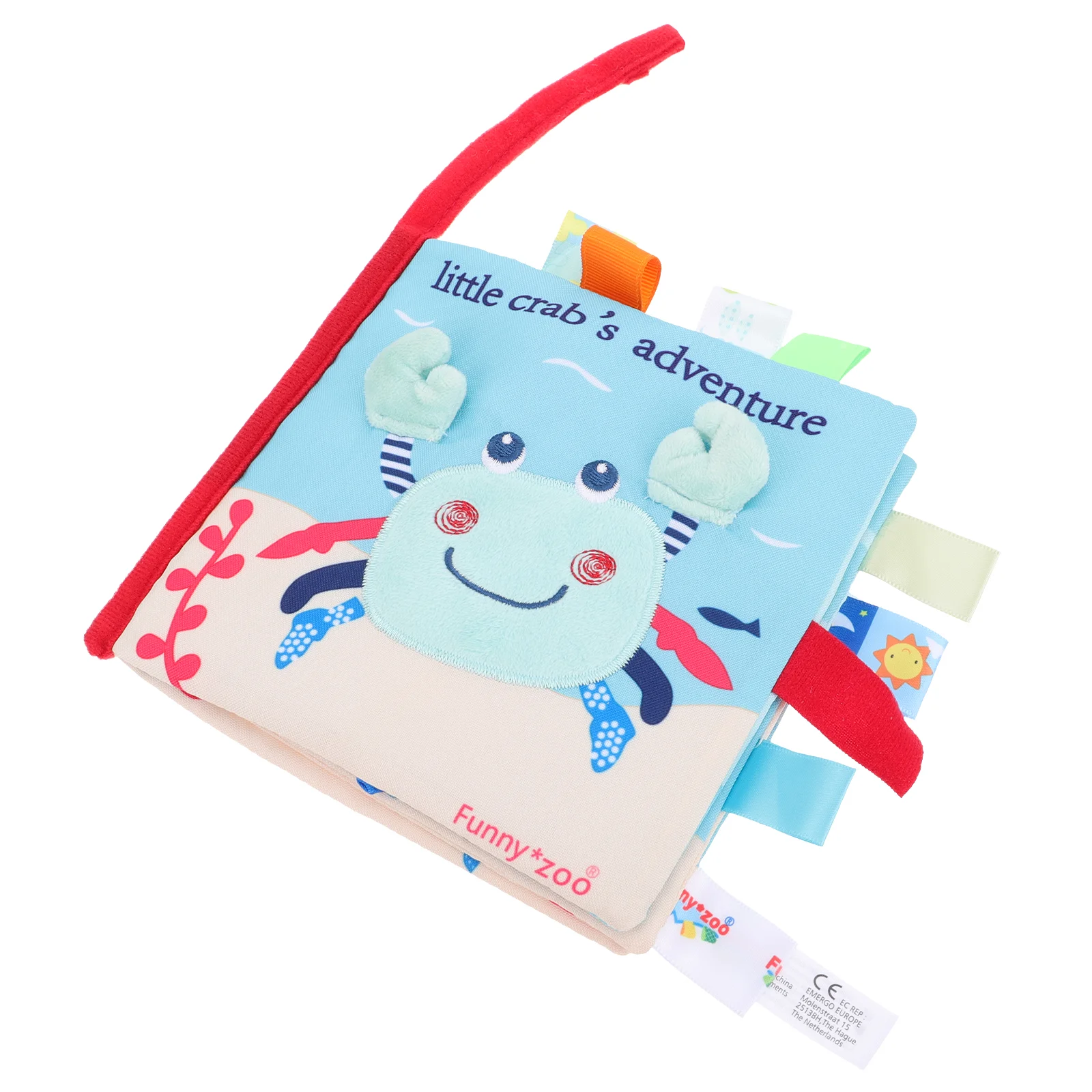 

1pc Baby Cloth Book Animal Cloth Book Animal Cognition Book Toy Educational Toy