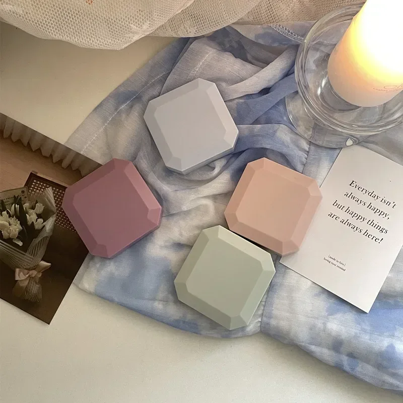 Женский Цветной Квадратный Контейнер для контактных линз с зеркалом удобный