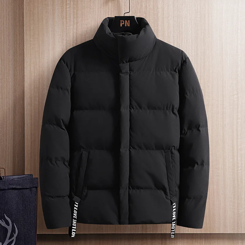 2022 Winter New Luxury Fashion Cotton Clothes Men Thickening Light Luxury Fashion Warm Jacket Boutique Clothing Simple Style