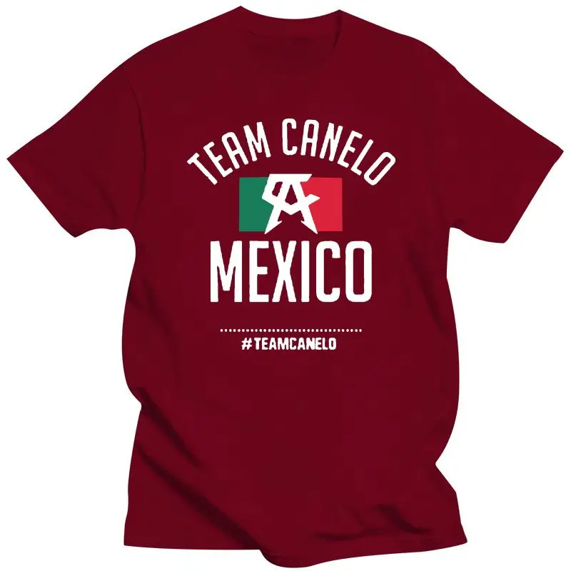 Ropa oficial para hombre camiseta de la bandera del equipo Goldenboy BoxingGGG con licencia Canelo Alvaro