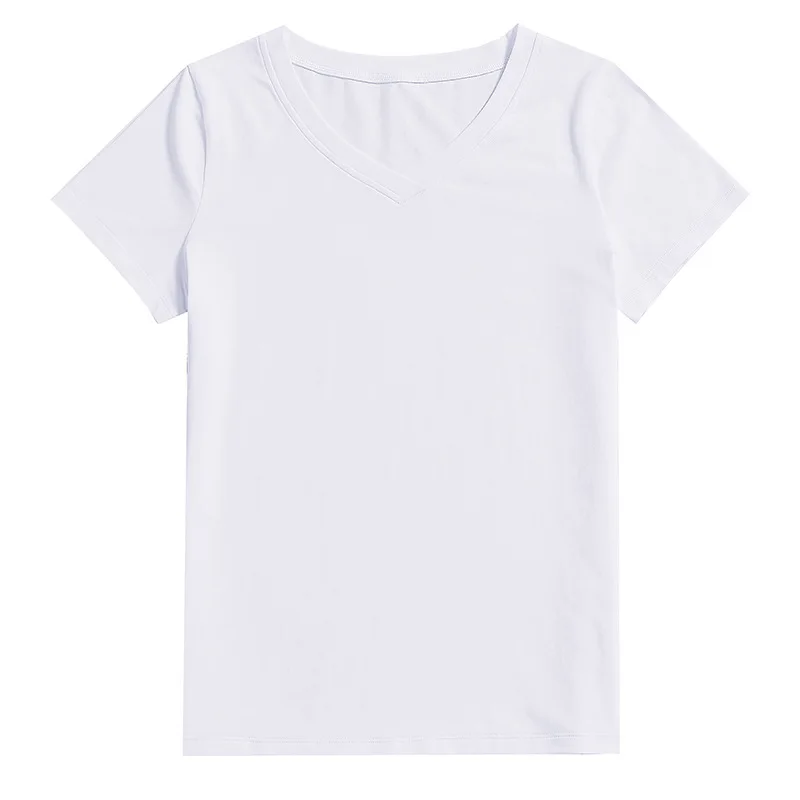 New Solid Simple T-shirt Women's Short Sleeve Oversized T Shirt