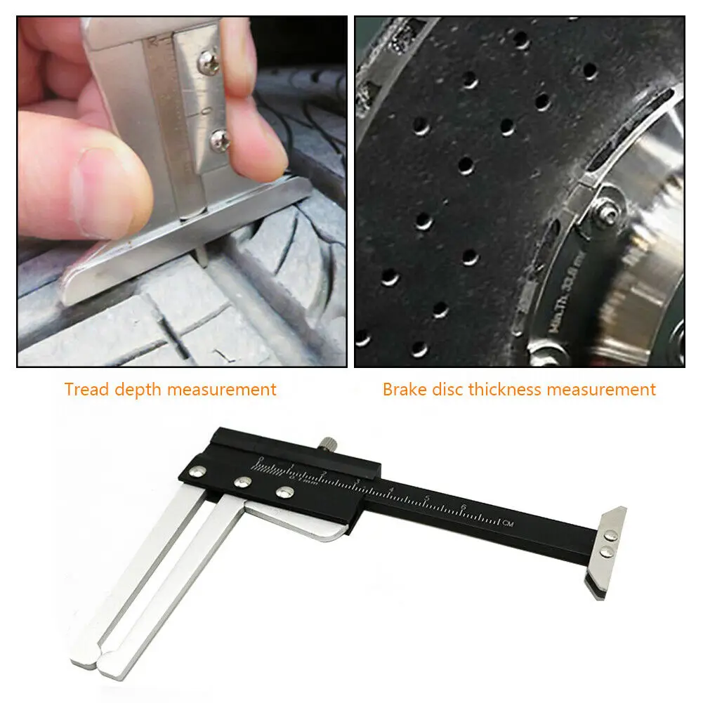 

DIY Measure Tool Woodworking Metalworking Plumbing Model Making 60mm Vernier Caliper Aperture Depth Diameter Measure Tool