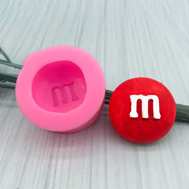 

New Arrival m-bean chocolate bean sugar-turned silicone mold aromatherapy stone pendulum baking utensils