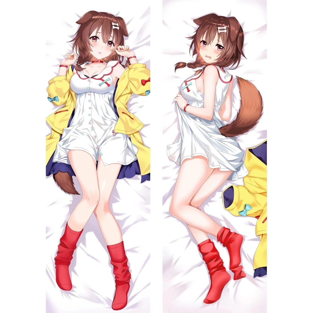 

Аниме Hololive Inugami Korone Подушка «Dakimakura» чехол Peachskin двухсторонняя наволочка для обнимающей подушки