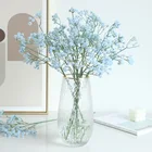 Дешевые искусственные цветы, пластиковые аксессуары для украшения свадебной вечеринки, дома и офиса