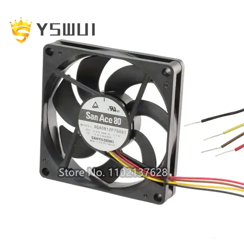 

9GA0812P4G0011 Original DC AXIAL FAN 80X80X25MM PWMSan Ace 80