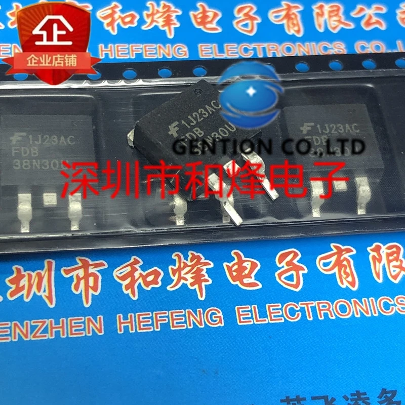 

10PCS FDB38N30U TO-263 300V 38A in stock 100% new and original