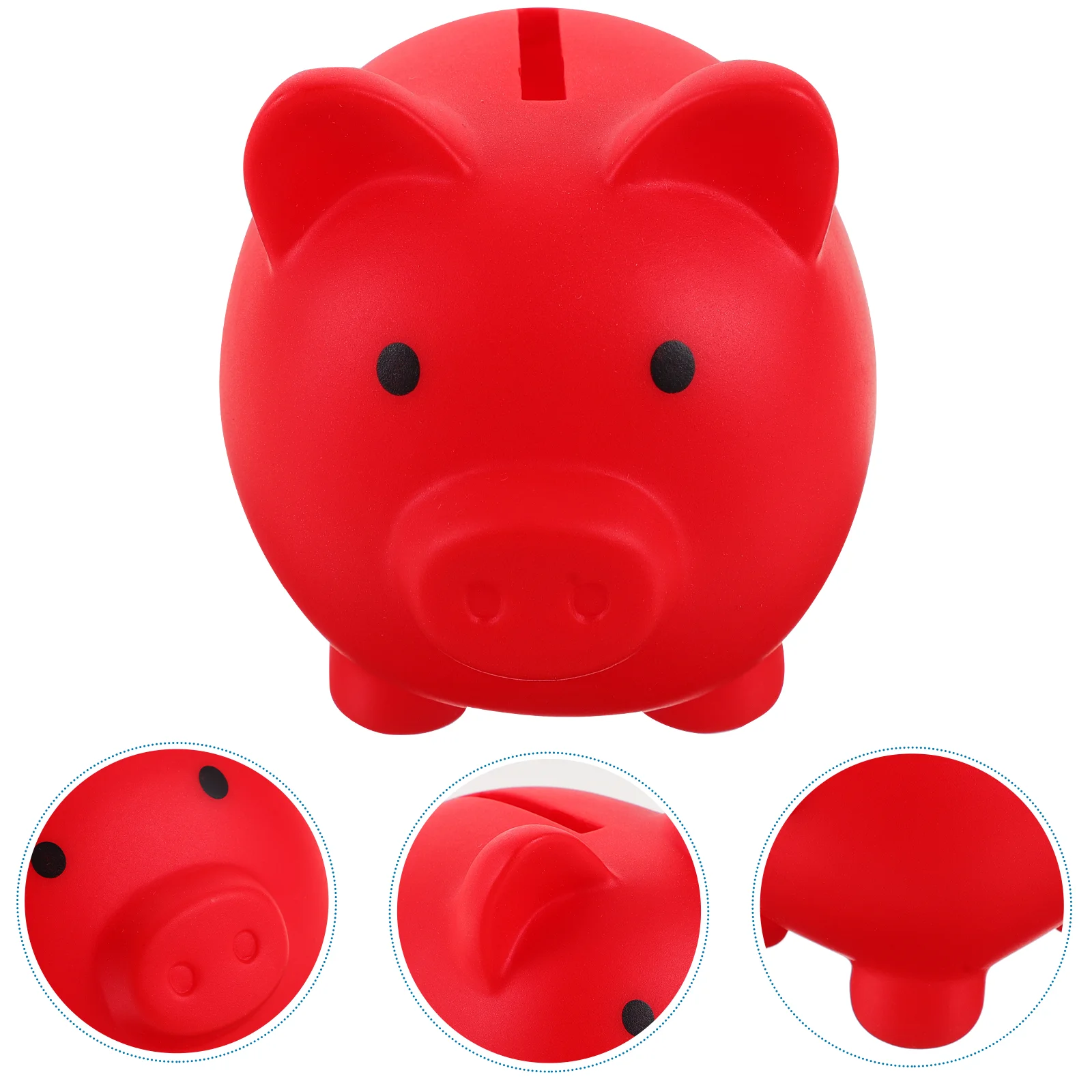 

Vinyl Piggy Bank Coins For Kids Creative Unbreakable For Cash -shaped Money Pot Child Coin Container