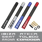 Радиоантенна 12 см из углеродного волокна для Seat Leon Ibiza Ateca Arona Cordoba Toledo Altea Alhambra Arosa Exeo Mii, автомобильные аксессуары