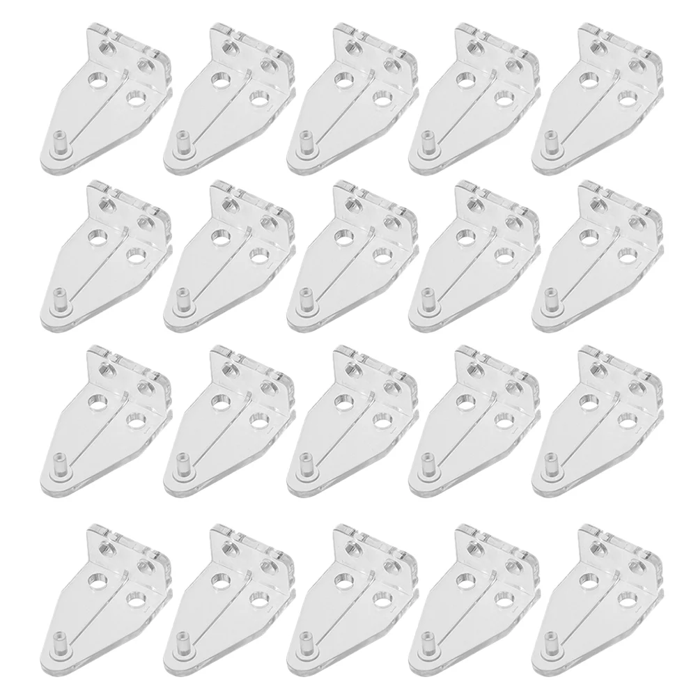 

20 Pcs Sliding Wheel Curtain Rod Bracket Mini Blind Hold Brackets Blush Curtains Blind Hook Pulley Clear Bottom Rail Clips