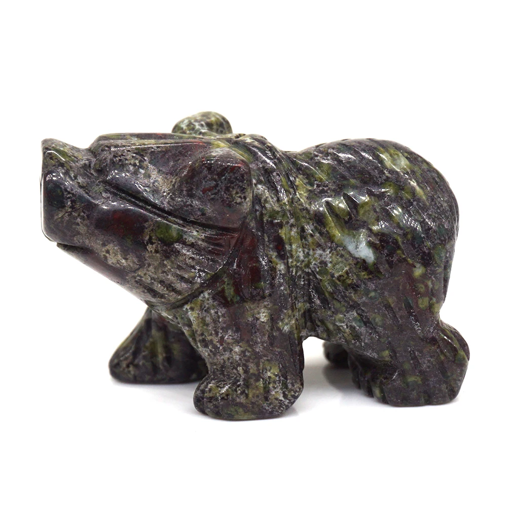 

Статуэтка медведь черный обсидиан 1.5 дюйма