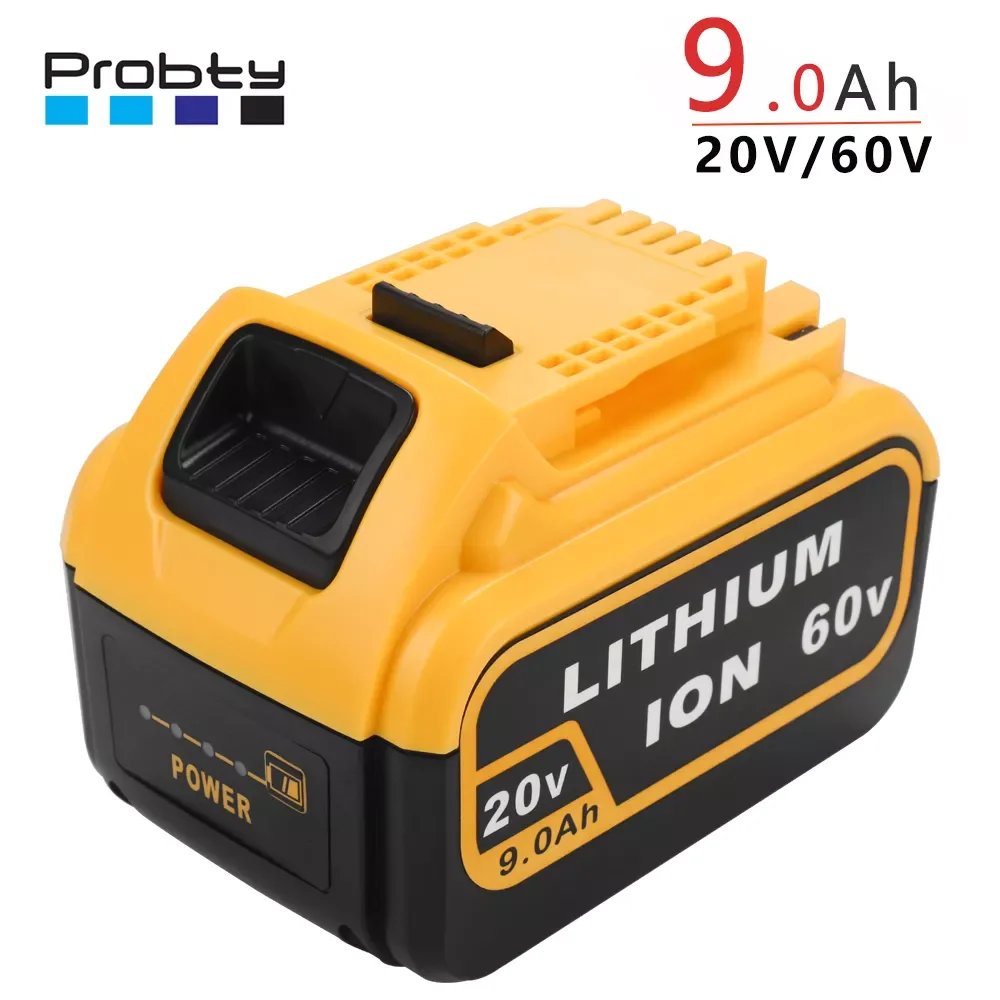 

For DeWalt 20V 60V 9.0Ah DCB606 Replacement Li-ion Battery for DeWalt MAX XR 20V/60Vpower tool 9000mAh lithium Battery