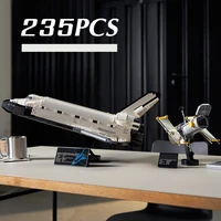new space shuttle discovery spaceship fit 10283 na5a shuttle aircraft model building blocks bricks toy gift kid