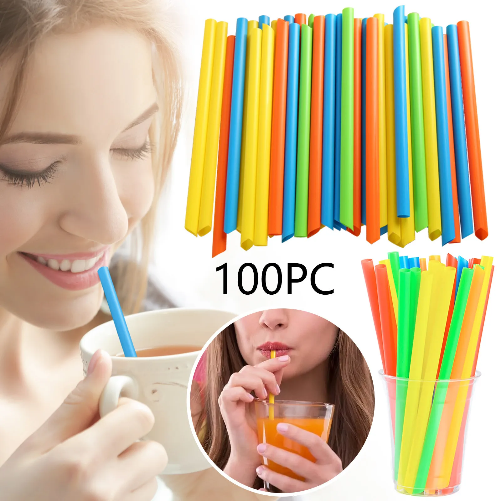 

Silicone Straws Tips 100 Multicolor Disposable Straws Home Bar Party Cocktail Drink Straws For Cocktails Drinking Straws 10 Inch