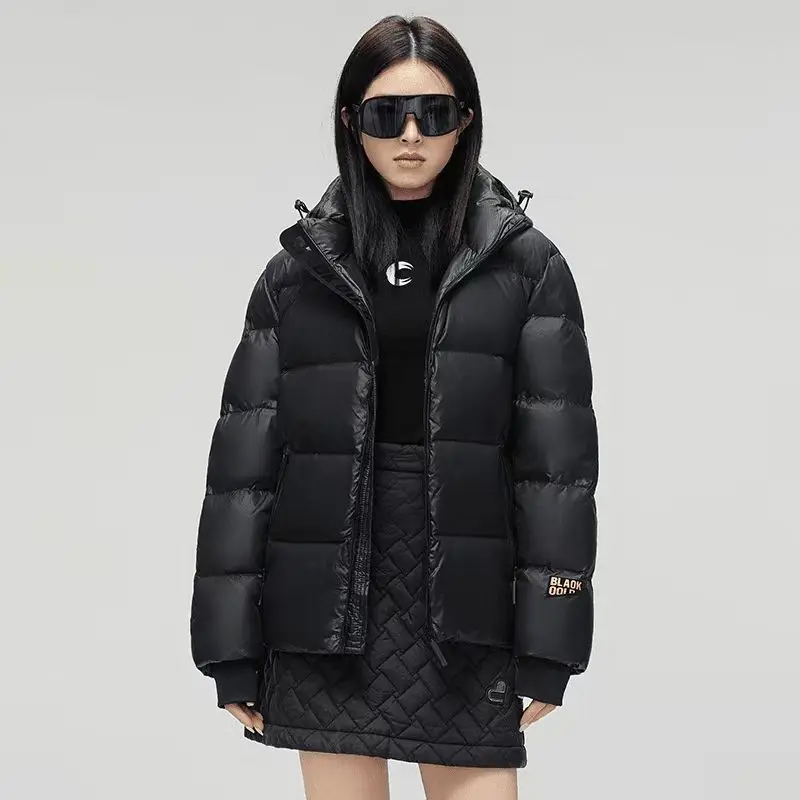 Куртка короткая хлопковая для мужчин и женщин модное свободное утепленное