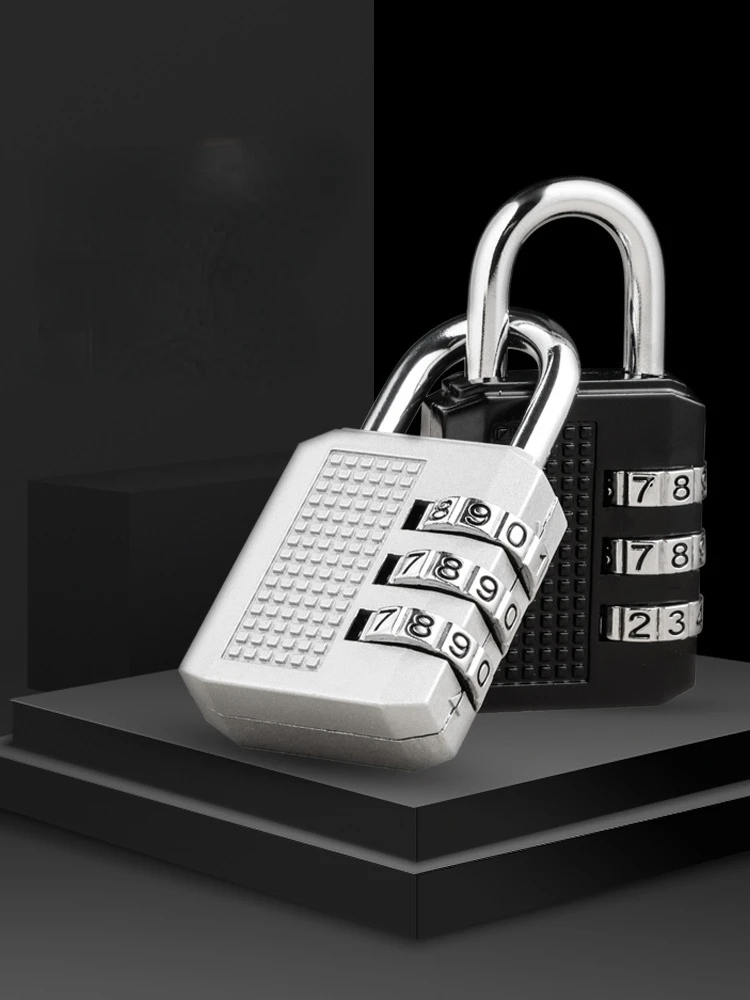 

NEW 3 Digit Combination Password Lock Zinc Alloy Security Lock Suitcase Luggage Coded Lock Cupboard Cabinet Locker Padlock