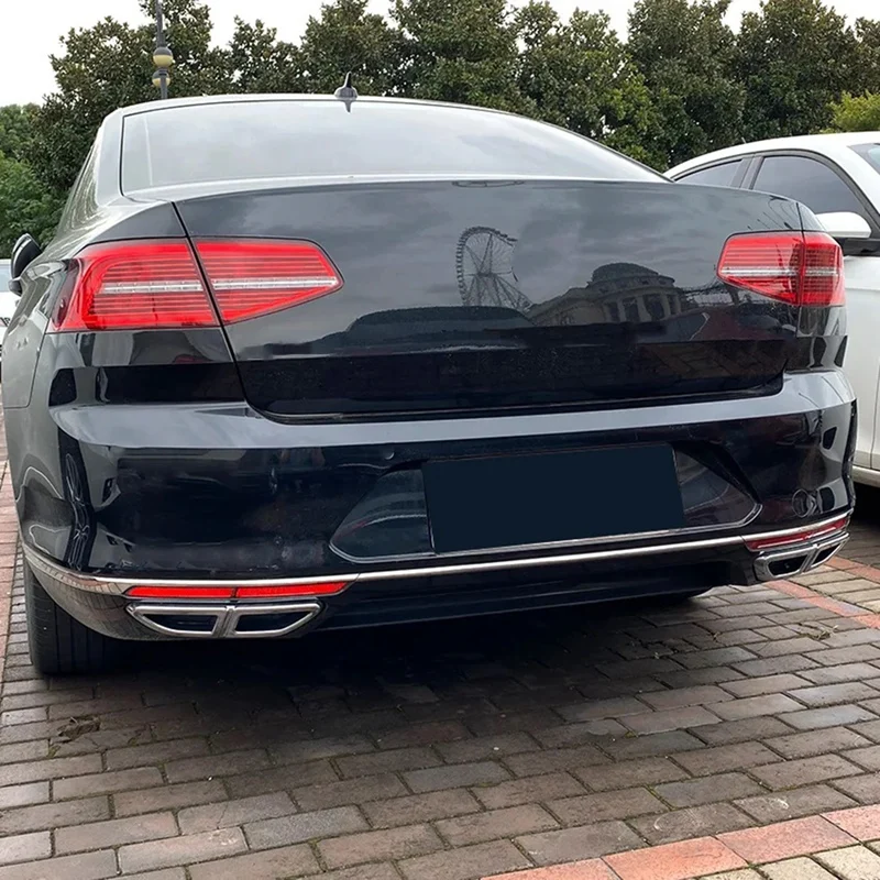 Для Volkswagen Magotan Passat B8 2016-2019 задний бампер спойлер Автомобильный рама выхлопной