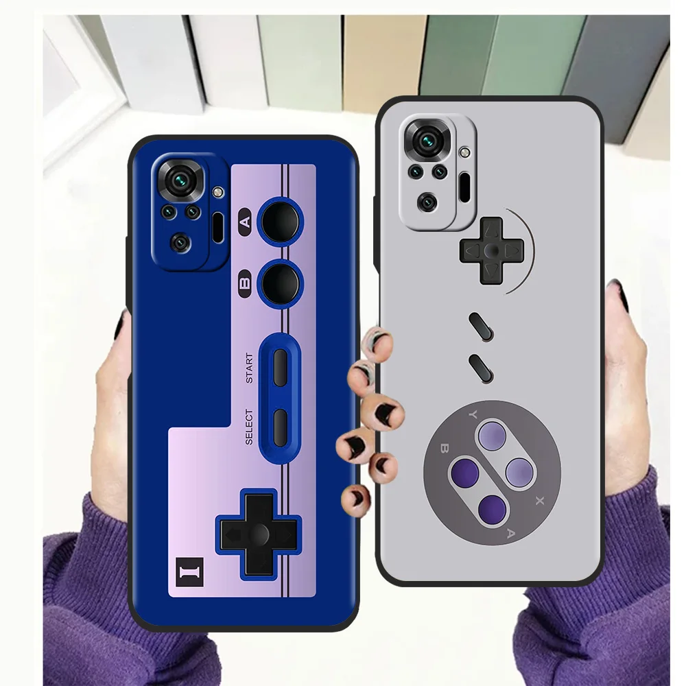 

Gamepad Joystick Phone Case Cover For Redmi Note 11 Pro K40 Gaming 7 8 8T 9 8A 9A 9C Note 9S 10 Pro Soft Shockproof Shell Coque