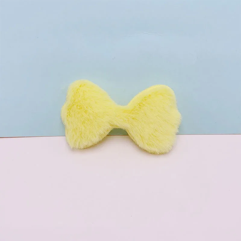 Мягкие патчи с плюшевым бантом ручной работы аппликации для одежды швейные