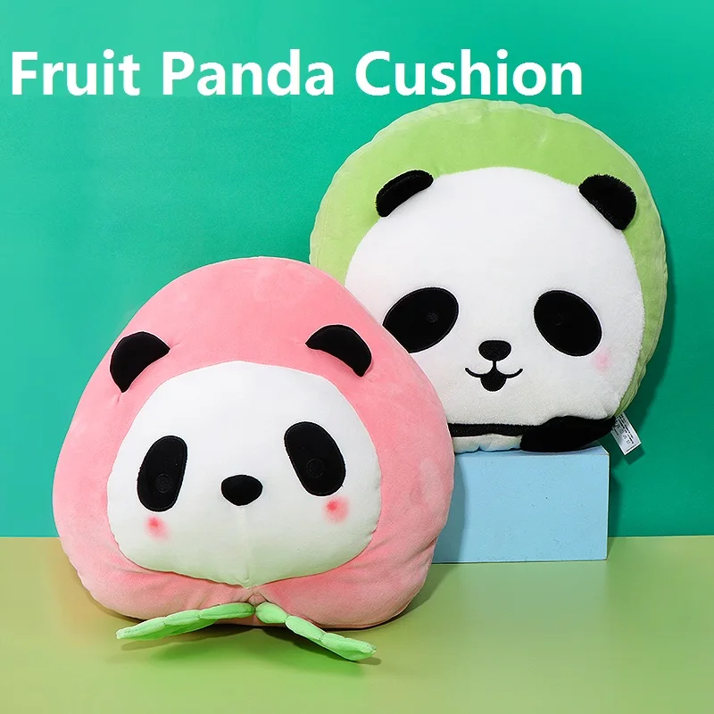 

Peach Panda Chinese Green Dumpling Office Rest Pillow Cushion Plush Toy Cartoon Animal Sleeping Friend Birthday Christmas Gift