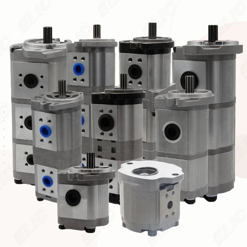 705-40-01020 гидравлический двойной насос экспериментальный масляный Шестеренчатый