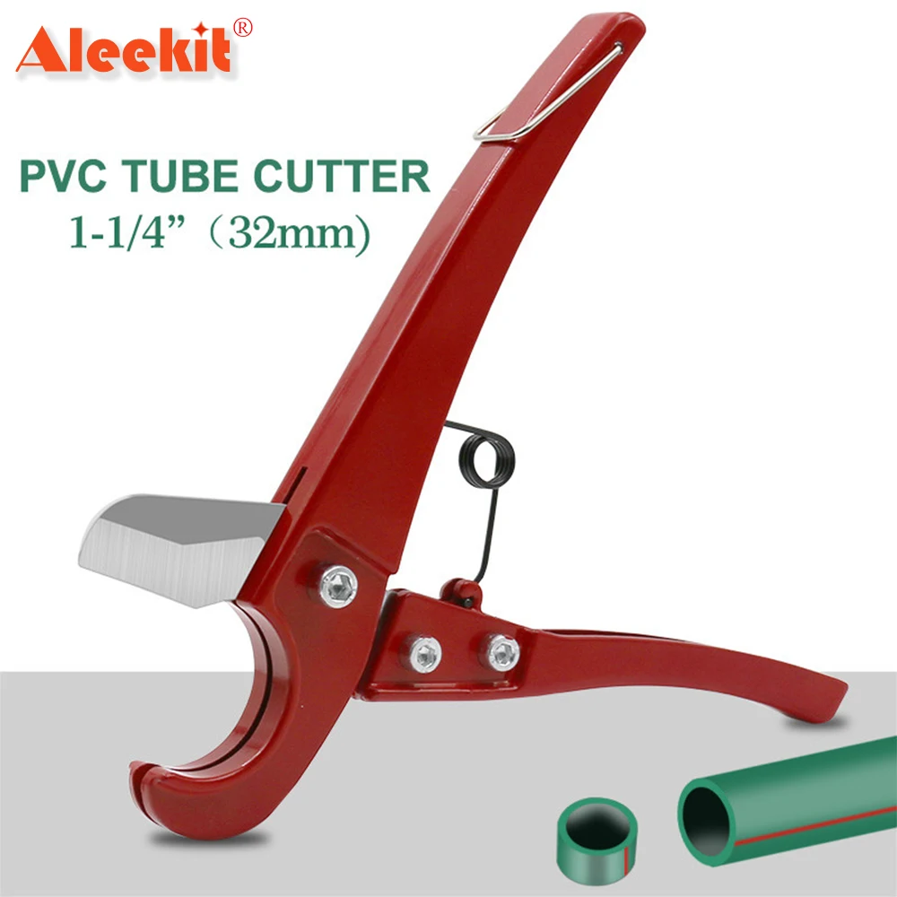 

2022 New Pvc Pipe Cutter 32mm 1-1/4" Scissors Pipe Shear Pvc Pu Pp Pe Hose Cutting Hand Tool 1.2 Inches Scissors