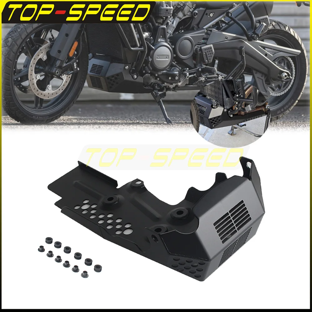 

Для Harley Pan America PANAMERICA 1250 Special RA1250S CVO 2021 2022 2023 2024 защитная пластина двигателя мотоцикла, защита живота шасси