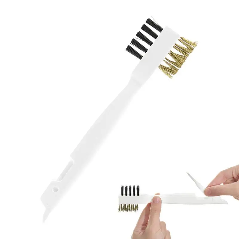 

Kitchen Brush Scraper Tool Scrubber Brush Pot Pan Grease Removal Cooktop Scraper Deep Cleaning Tool Pot Pan Rust Cleaner Brush