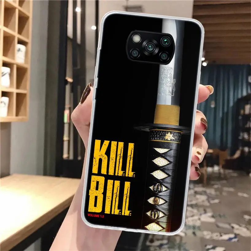 Мягкий чехол для телефона Kill Bill Xiaomi Poco X3 X5 X6 X7 Pro X4 NFC F6 F5 M5S M4 M3 F4 Gt F3 X3NFC F6Pro Fundas Cover